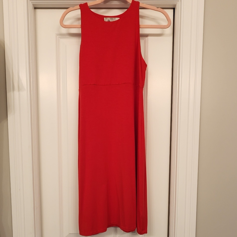 Athleta Vibrant Red Dress Q101